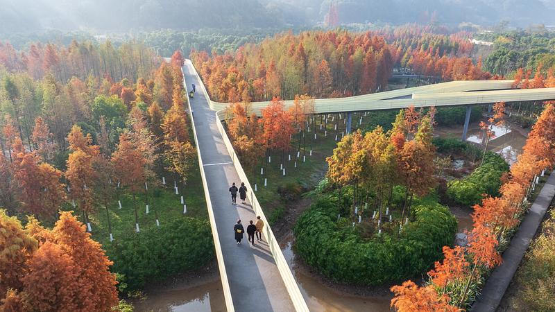 Dossier de presse | 661-90 - Communiqué de presse | World Building of the Year and Interior of the Year revealed at World Architecture Festival 2025 - World Architecture Festival - Évènement + Exposition - <p style="">Future Project of the Year</p><p>Embracing Flood – Xinjiang River Ecological Corridor by Turenscape </p> - Crédit photo : © Turenscape