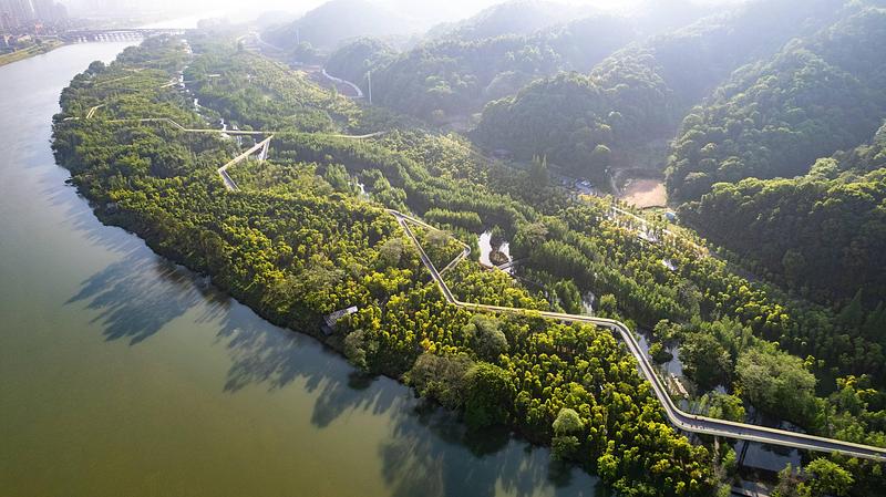 Dossier de presse | 661-90 - Communiqué de presse | World Building of the Year and Interior of the Year revealed at World Architecture Festival 2025 - World Architecture Festival - Évènement + Exposition - <p>Future Project of the Year</p><p>Embracing Flood – Xinjiang River Ecological Corridor by Turenscape</p> - Crédit photo : © Turenscape