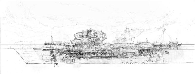 Dossier de presse | 661-90 - Communiqué de presse | World Building of the Year and Interior of the Year revealed at World Architecture Festival 2025 - World Architecture Festival - Évènement + Exposition - <p>Special Prizes </p><p>The Architecture Drawing Prize</p><p>Hand-drawing Prize Winner_Dockyard X by Jason Wang </p> - Crédit photo : Jason Wang