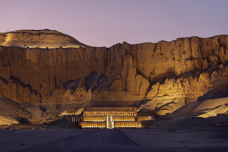 Press kit | 7501-11 - Press release | LIT Lighting Design Awards 2025: Celebrating the Power of Light Across 62 Countries - 3C Awards - Competition - TEMPLE OF HATSHEPSUT: BRINGING BACK THE LIGHT OF A QUEEN. VBNB Lighting | Víctor Barbero &amp; Noemi Barbero - Photo credit:  MC Zumalacarregui