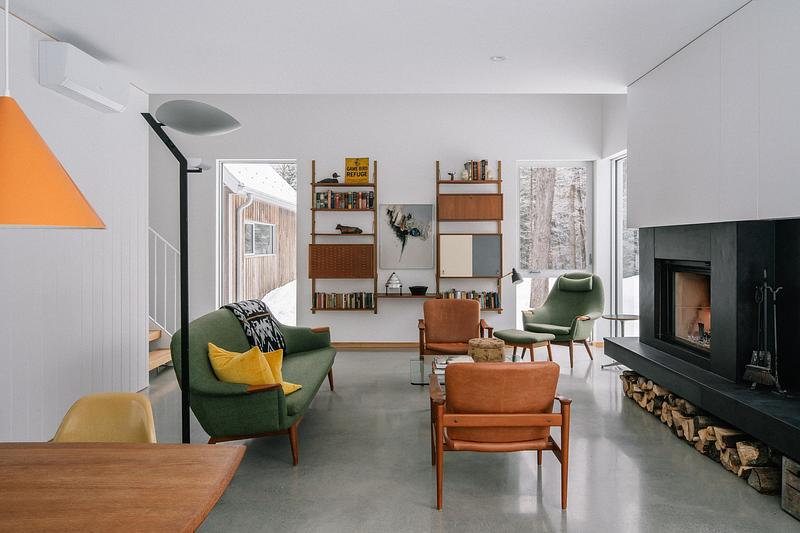 Dossier de presse | 3192-01 - Communiqué de presse | Chalet du ruisseau - EM architecture - Architecture résidentielle - Crédit photo : Raphaël Thibodeau