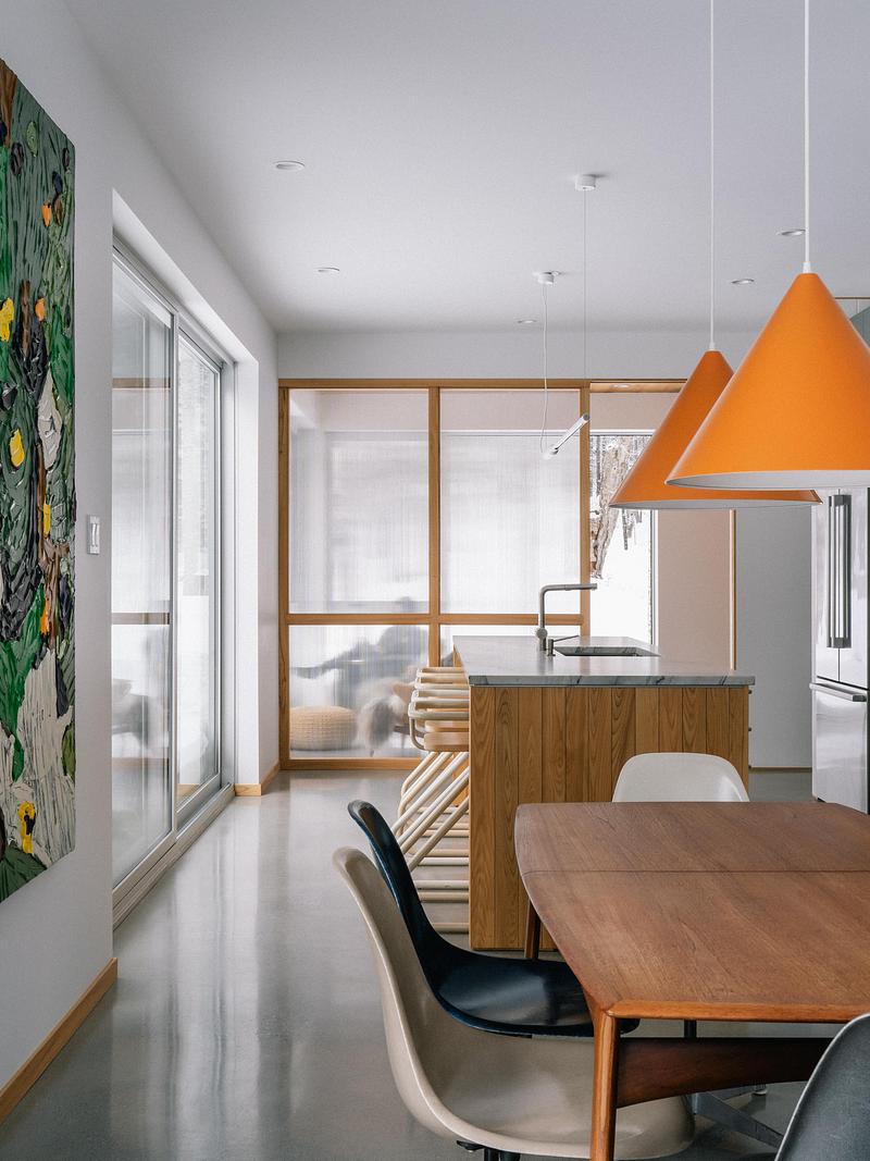 Dossier de presse | 3192-01 - Communiqué de presse | Chalet du ruisseau - EM architecture - Architecture résidentielle - Crédit photo : Raphaël Thibodeau