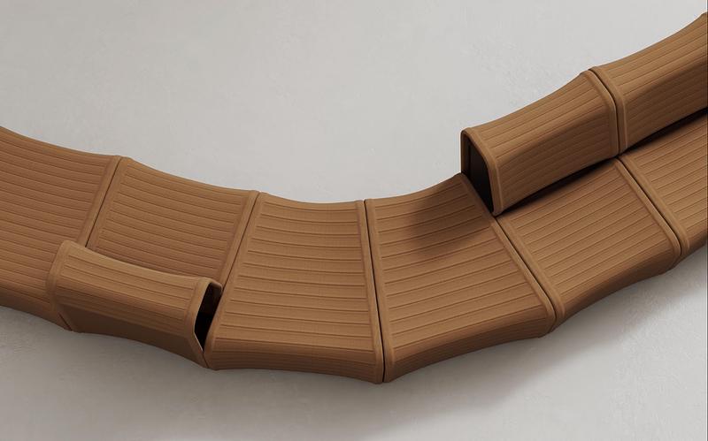 Press kit | 4709-19 - Press release | Dezeen Awards 2025 Design Winners Announcement - Dezeen - Competition - <p> Seating design<span></span></p><p>Knit One, Paul Crofts Studio for Isomi </p> - Photo credit: Paul Crofts Studio<span></span>