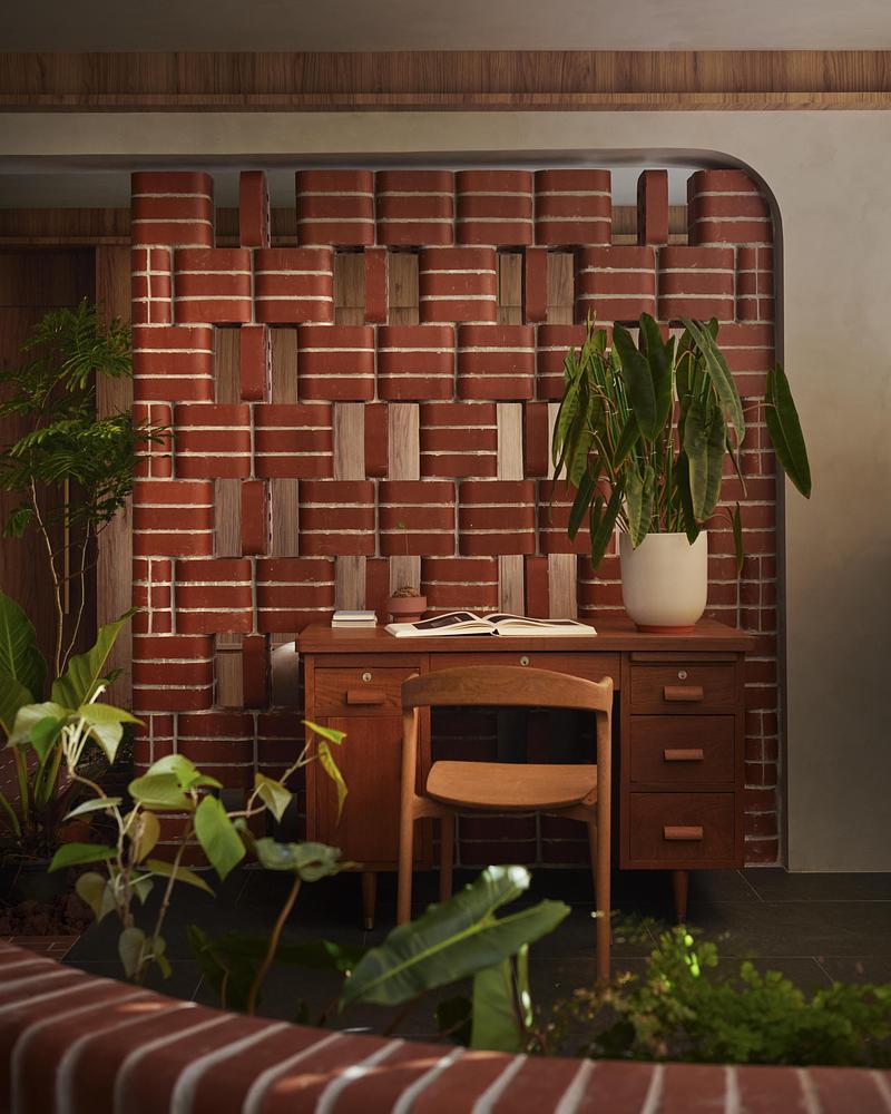 Dossier de presse | 4709-20 - Communiqué de presse | Dezeen Awards 2025 Interiors Winners Unveiled - Dezeen - Concours - In a Park, L Architects, Singapore - Crédit photo : L Architects