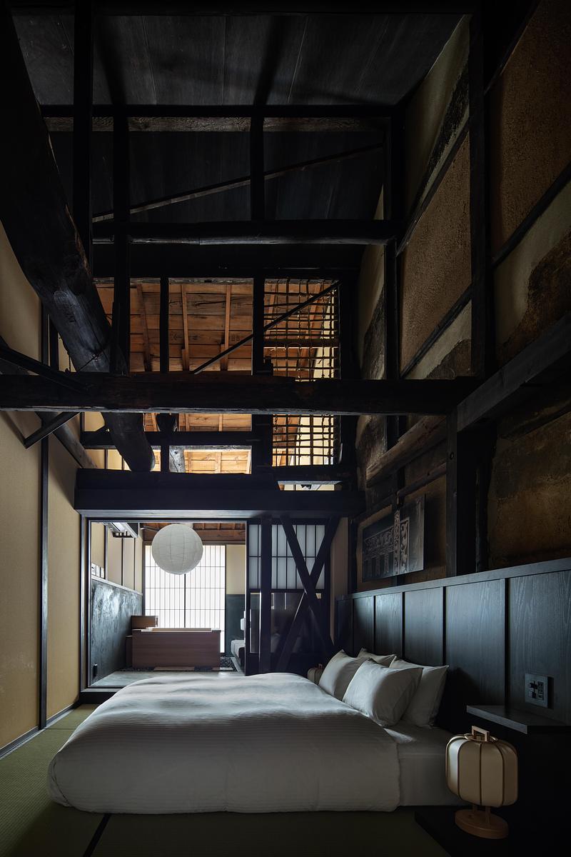 Dossier de presse | 4709-20 - Communiqué de presse | Dezeen Awards 2025 Interiors Winners Unveiled - Dezeen - Concours - Nazuna Kyoto Higashihonganji, Studio Aluc, Kyoto, Japan - Crédit photo : Studio Aluc