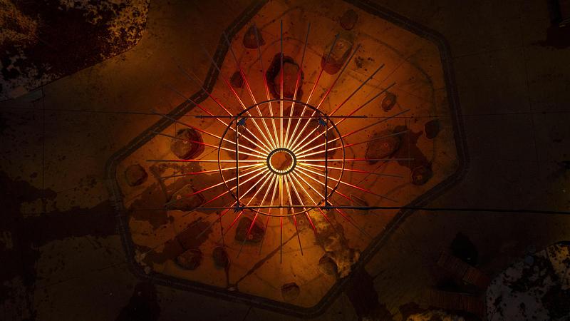 Press kit | 1090-05 - Press release | UN BRIN D’SOLEIL, Suspended Artwork in the Heart of Winter - L'Avenue du Mont-Royal - Urban Design - Photo credit: Latrompette Studio