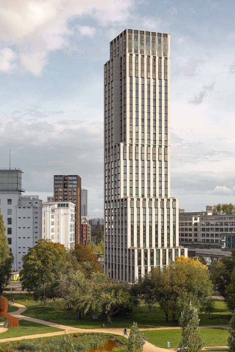 Press kit | 6543-06 - Press release | De Zwarte Hond Completes Lighthouse – Eindhoven’s Tallest Residential Tower - De Zwarte Hond - Residential Architecture - Photo credit: Sebastian van Damme