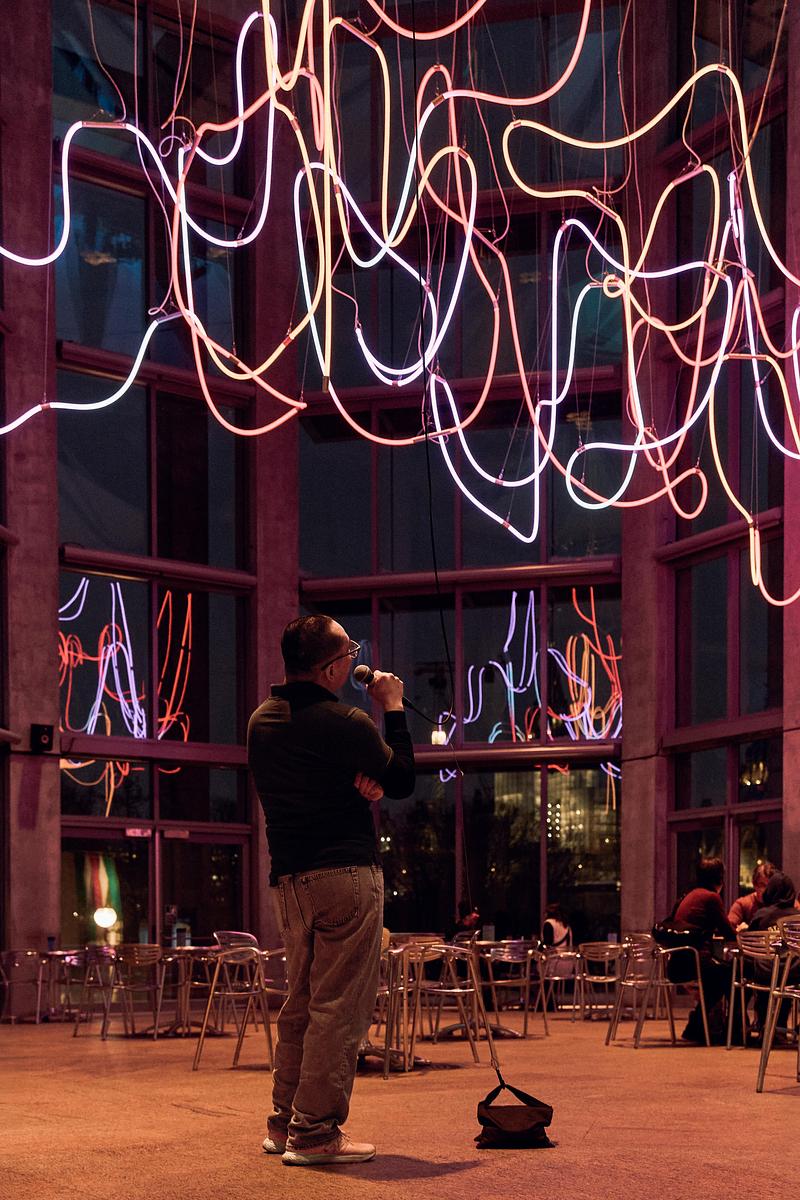 Dossier de presse | 1851-08 - Communiqué de presse | Chœur Spaghetti illumine de nouveau le Musée des beaux-arts du Canada - Daily tous les jours - Art - Crédit photo : Maryn Devine