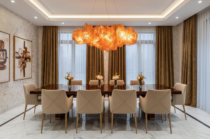 Dossier de presse | 7807-01 - Communiqué de presse | Nova Pendant Light : une suspension sculpturale qui réinvente la lumière contemporaine - Joseph Rastrullo - Design d’éclairage - Crédit photo : Rastrullo