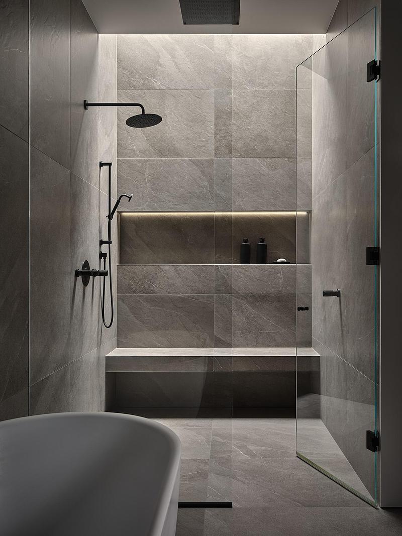 Press kit | 7695-01 - Press release | House 117 - Izen Architecture Inc. and DS Interiors Inc. - Residential Architecture - Photo credit: Younes Bounhar / DoubleSpace