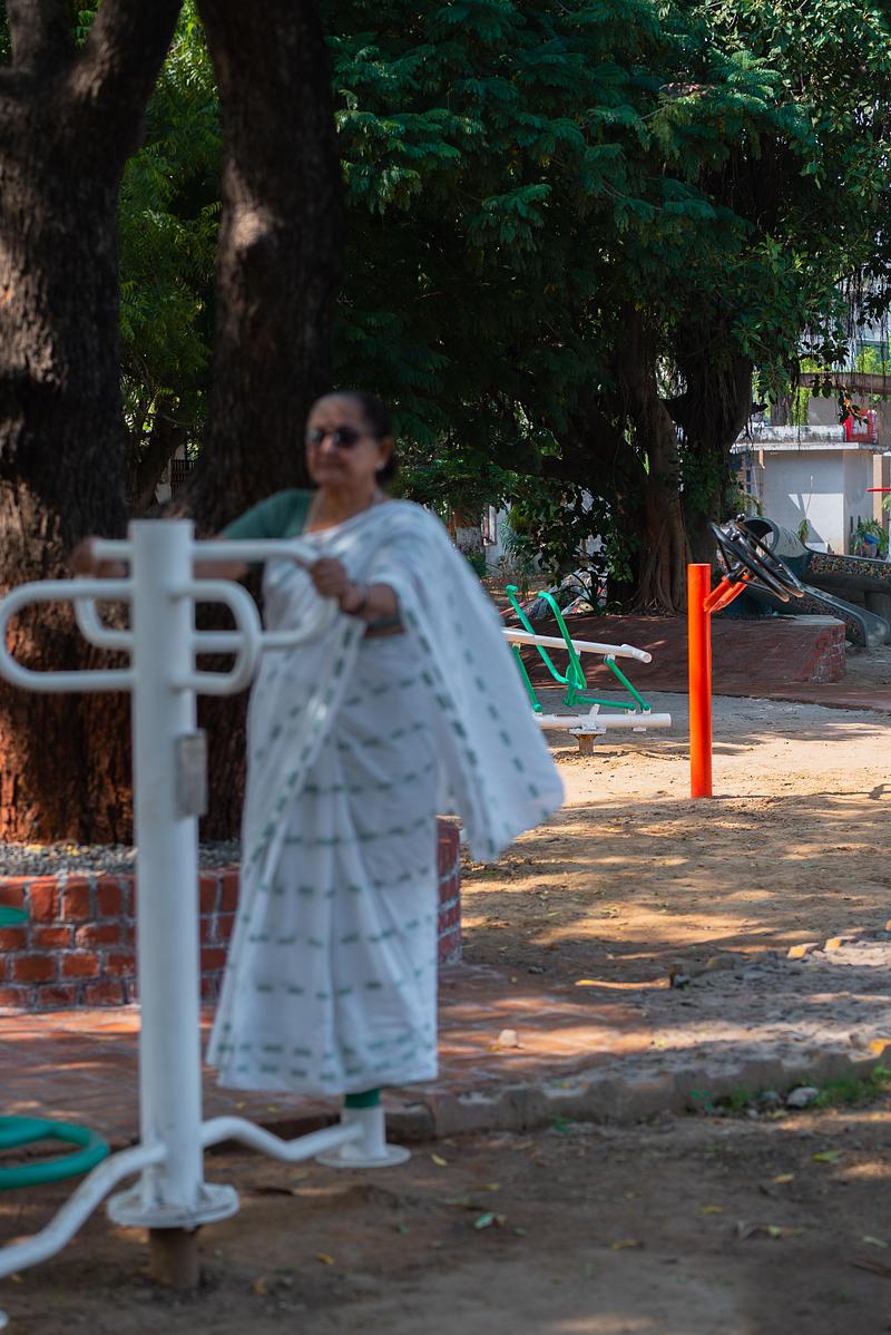 Dossier de presse | 7793-01 - Communiqué de presse | Chakrajeevan Udyan: The Circle of Life Park - Hsc Designs - Design urbain - Senior Citizen space  - Crédit photo : Notebook productions Sarthak