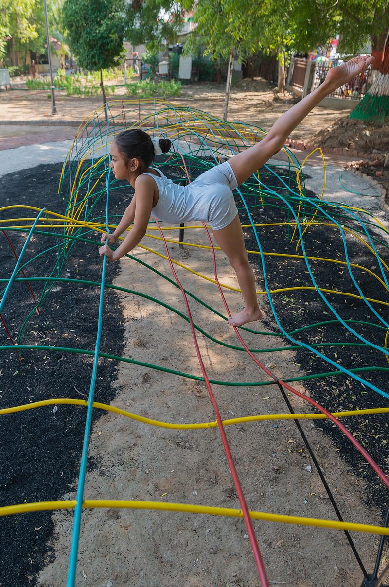 Dossier de presse | 7793-01 - Communiqué de presse | Chakrajeevan Udyan: The Circle of Life Park - Hsc Designs - Design urbain - Saptrangi Gufa( Rainbow reimagined dome)  - Crédit photo : Notebook productions Sarthak