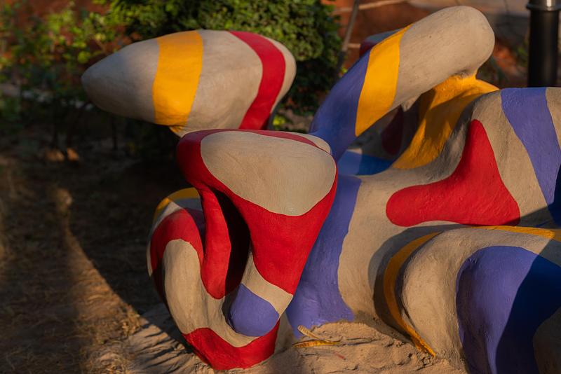 Dossier de presse | 7793-01 - Communiqué de presse | Chakrajeevan Udyan: The Circle of Life Park - Hsc Designs - Design urbain - Breakout bench detail  - Crédit photo : Notebook productions Sarthak