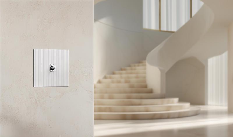 Press kit | 2630-20 - Press release | Meljac Celebrates 2026 Colour of the Year: Pantone Cloud Dancer - Meljac - Lighting Design - <p class="">Cannelée collection, brass with epoxy</p> - Photo credit: Meljac