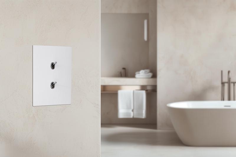 Press kit | 2630-20 - Press release | Meljac Celebrates 2026 Colour of the Year: Pantone Cloud Dancer - Meljac - Lighting Design - Limoges collection, glazed porcelain - Photo credit: Meljac