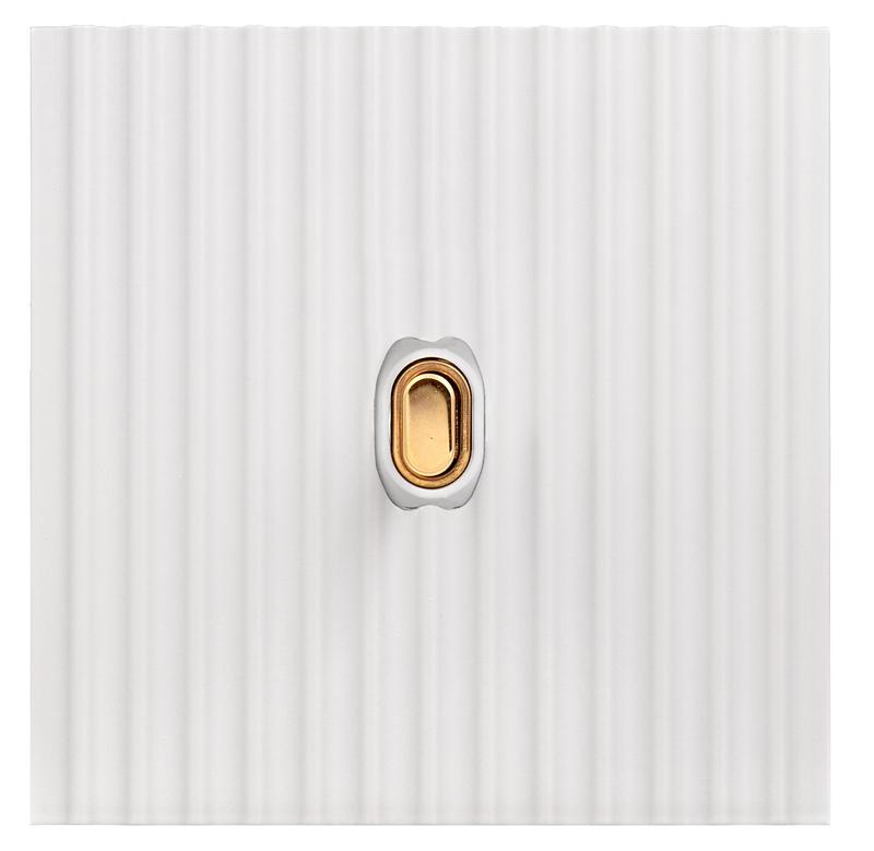 Press kit | 2630-20 - Press release | Meljac Celebrates 2026 Colour of the Year: Pantone Cloud Dancer - Meljac - Lighting Design - Cannelée collection, solid brass - Photo credit: Meljac