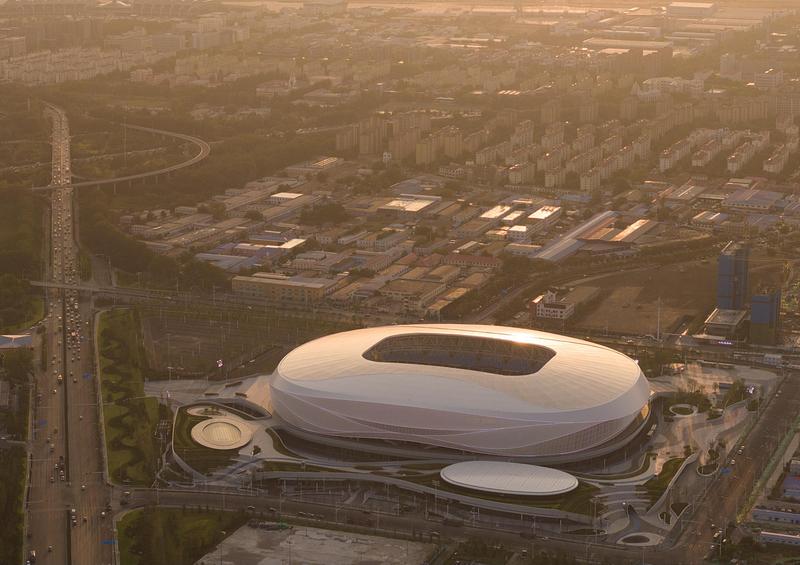 Press kit | 1968-23 - Press release | Architecture MasterPrize Announces 2025 Award Winners - Farmani Group - Commercial Architecture - Qingdao Youth Football Stadium by CSWADI_AMP 2025 Best of Best Winner in Recreational Architecture - Photo credit: ARCH-EXIST