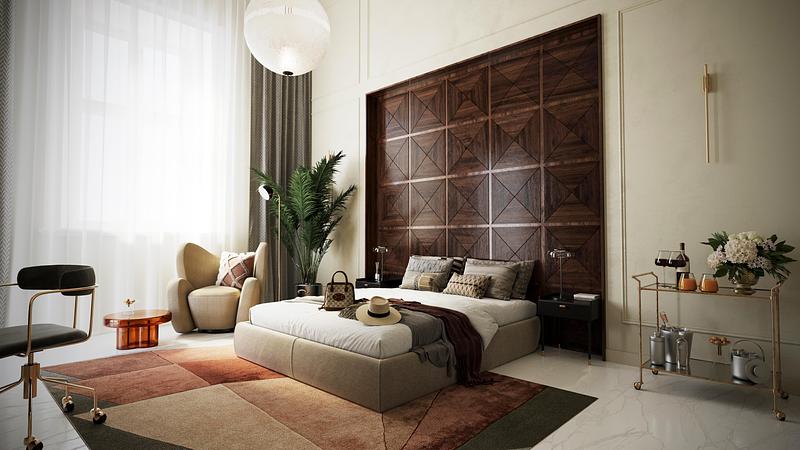 Dossier de presse | 7806-01 - Communiqué de presse | Sofitel Bucharest: Contemporary French Luxury Within a Historic Neo-Classical Setting - Ran & Morris Creative Partnership - Design d’intérieur commercial - Standard room - Crédit photo : MOD Studio