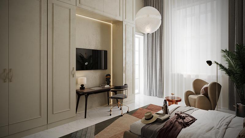 Dossier de presse | 7806-01 - Communiqué de presse | Sofitel Bucharest: Contemporary French Luxury Within a Historic Neo-Classical Setting - Ran & Morris Creative Partnership - Design d’intérieur commercial - Standard room - Crédit photo : MOD Studio
