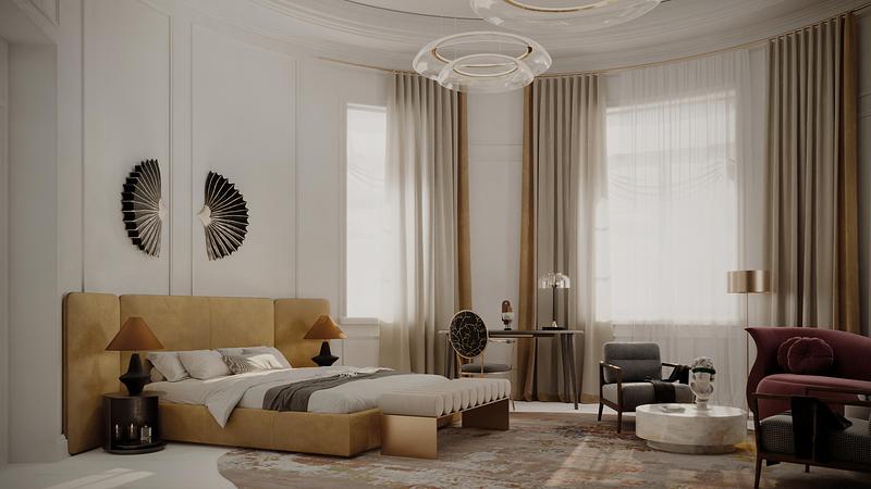 Dossier de presse | 7806-01 - Communiqué de presse | Sofitel Bucharest: Contemporary French Luxury Within a Historic Neo-Classical Setting - Ran & Morris Creative Partnership - Design d’intérieur commercial - Round suite - Crédit photo : MOD Studio
