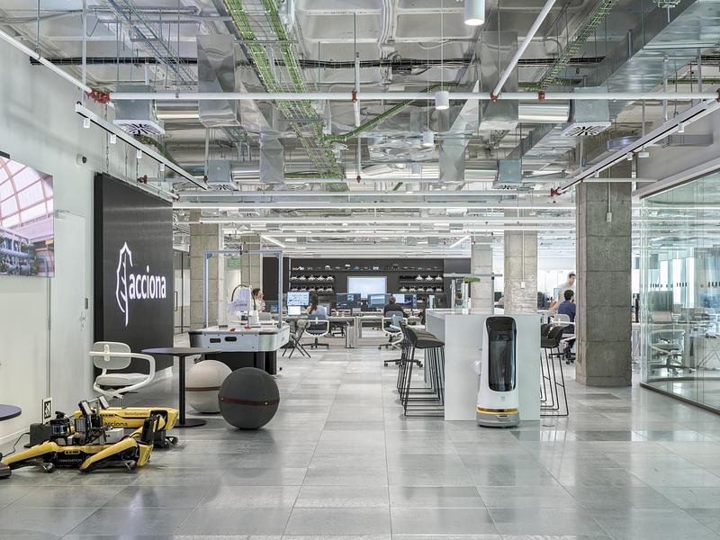 Press kit | 7820-01 - Press release | ACCIONA’s International Headquarters in Madrid - a new global benchmark in people-focused workplace design - Perkins&Will - Commercial Interior Design - Photo credit: ©Timothy Soar