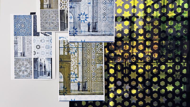 Dossier de presse | 1607-17 - Communiqué de presse | Don’t Miss a Design Thing - DesignTO - Évènement + Exposition - Tracing Symmetries—Risograph Print detail by Safoura Zahedi. - Crédit photo : Courtesy of the artist