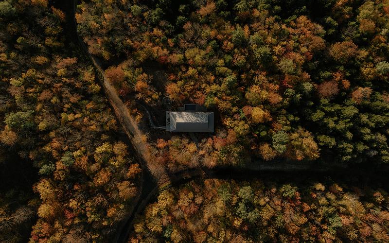 Dossier de presse | 5891-07 - Communiqué de presse | Perchée - Matière Première Architecture - Architecture résidentielle - Crédit photo : Ian Balmorel