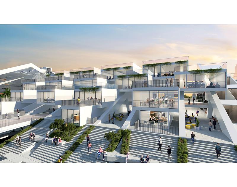 Dossier de presse | 7842-01 - Communiqué de presse | "City on the Loop": A Visionary Architectural Strategy for Coastal Living - Ruxuan Zheng - Design urbain - Phase III - Crédit photo : Ruxuan Zheng, Haoyuan Wang