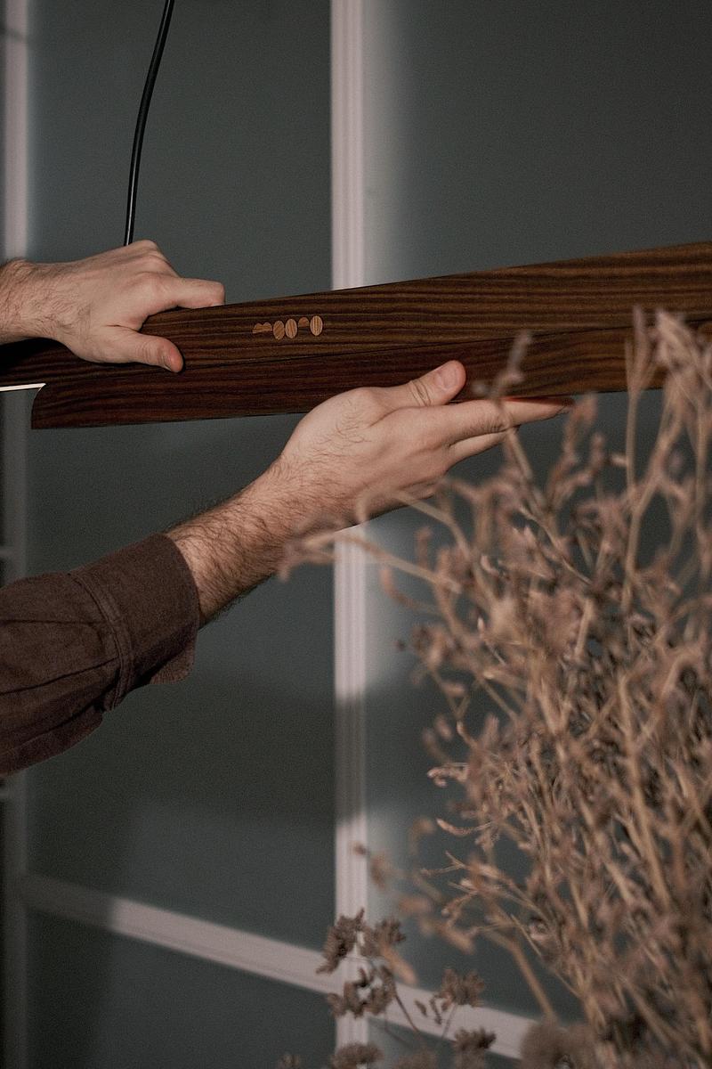 Press kit | 7812-01 - Press release | Award-Winning Moono Sliding Pendant Light - A New Typology of Light, by Shre  Studio - SHRE Studio - Lighting Design - Photo credit: Giorgi Parkaia