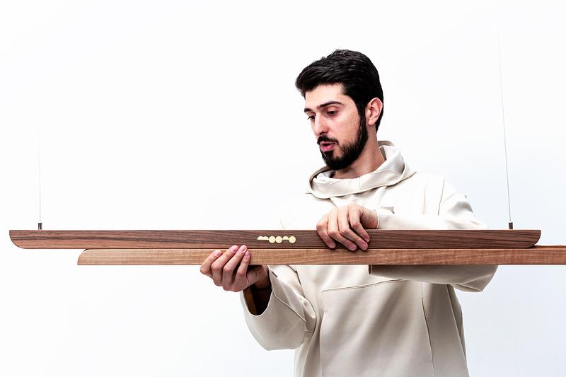 Press kit | 7812-01 - Press release | Award-Winning Moono Sliding Pendant Light - A New Typology of Light, by Shre  Studio - SHRE Studio - Lighting Design - Photo credit: Salome Chirgvaia