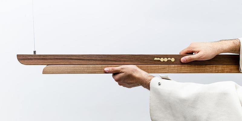 Press kit | 7812-01 - Press release | Award-Winning Moono Sliding Pendant Light - A New Typology of Light, by Shre  Studio - SHRE Studio - Lighting Design - Photo credit: Salome Chirgvaia