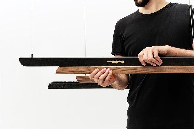 Press kit | 7812-01 - Press release | Award-Winning Moono Sliding Pendant Light - A New Typology of Light, by Shre  Studio - SHRE Studio - Lighting Design - Photo credit: Salome Chirgvaia