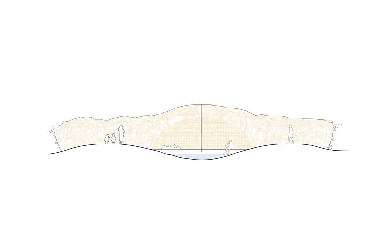 Press kit | 837-54 - Press release | The International Garden Festival Unveils the Projects Selected for its 27th Edition, Under the Theme 'Mapping Sensitivity' - International Garden Festival | Reford Gardens - Landscape Architecture - <p> Tainai-Meguri (section)</p><p>Measured Architecture Inc. + Tomatsu Tongu, Kumpei Wakino | Colombie-Britannique, Canada </p> - Photo credit: Measured Architecture Inc.