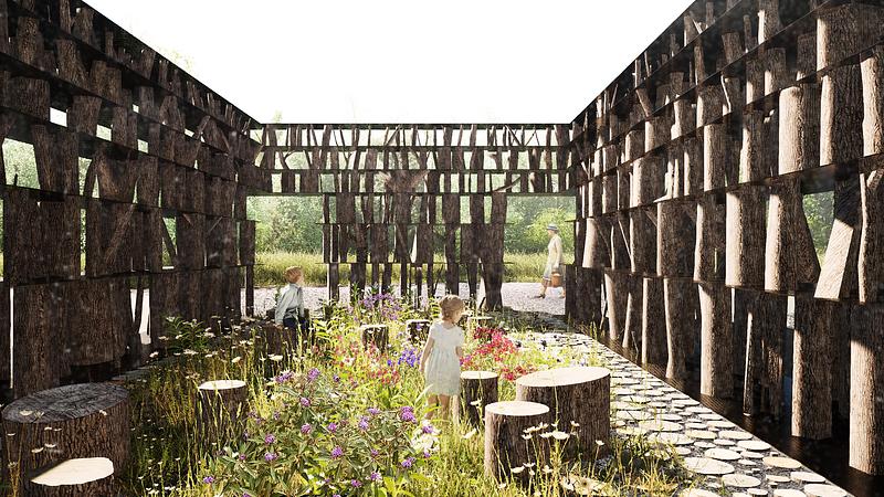 Press kit | 837-54 - Press release | The International Garden Festival Unveils the Projects Selected for its 27th Edition, Under the Theme 'Mapping Sensitivity' - International Garden Festival | Reford Gardens - Landscape Architecture - <p> Again, a Garden (interior view)</p><p>Hugh Taylor | Manitoba, Canada + États-Unis </p> - Photo credit: Hugh Taylor