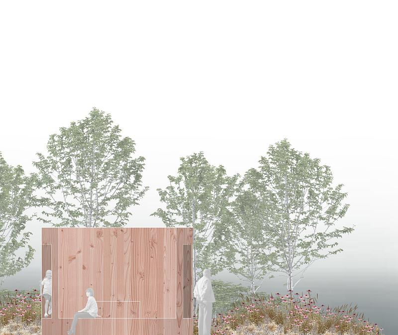 Press kit | 837-54 - Press release | The International Garden Festival Unveils the Projects Selected for its 27th Edition, Under the Theme 'Mapping Sensitivity' - International Garden Festival | Reford Gardens - Landscape Architecture - <p> Frame (elevation view)</p><p>Ulli Heckmann | Allemagne + Pays-Bas </p> - Photo credit: Ulli Heckmann