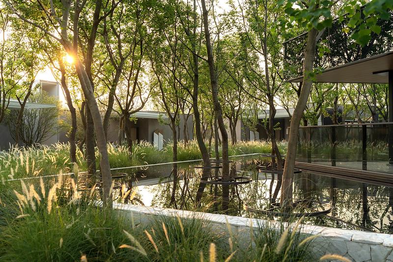 Press kit | 7844-01 - Press release | Luxelakes C7 South Golden Bay Model Island - Chengdu MaiWei Landscape Architecture Studio - Landscape Architecture - Photo credit:  PrismImage 