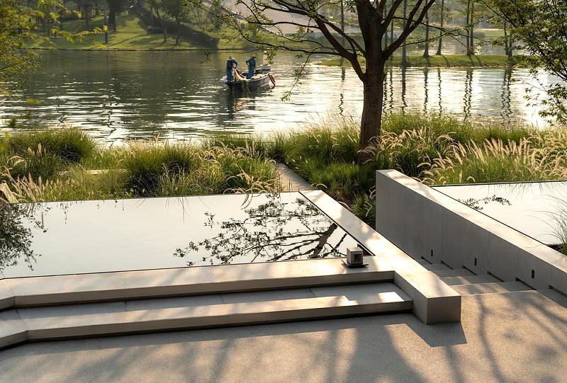 Press kit | 7844-01 - Press release | Luxelakes C7 South Golden Bay Model Island - Chengdu MaiWei Landscape Architecture Studio - Landscape Architecture - Photo credit:  PrismImage 