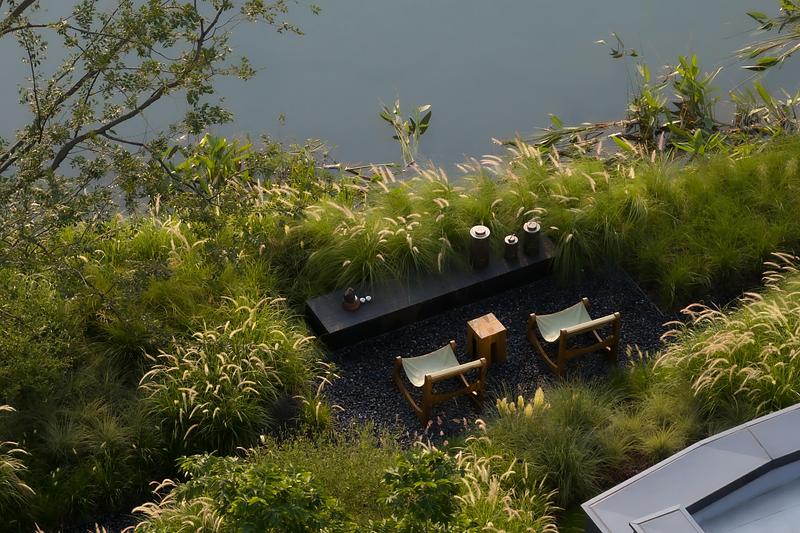 Press kit | 7844-01 - Press release | Luxelakes C7 South Golden Bay Model Island - Chengdu MaiWei Landscape Architecture Studio - Landscape Architecture - Photo credit:  PrismImage 