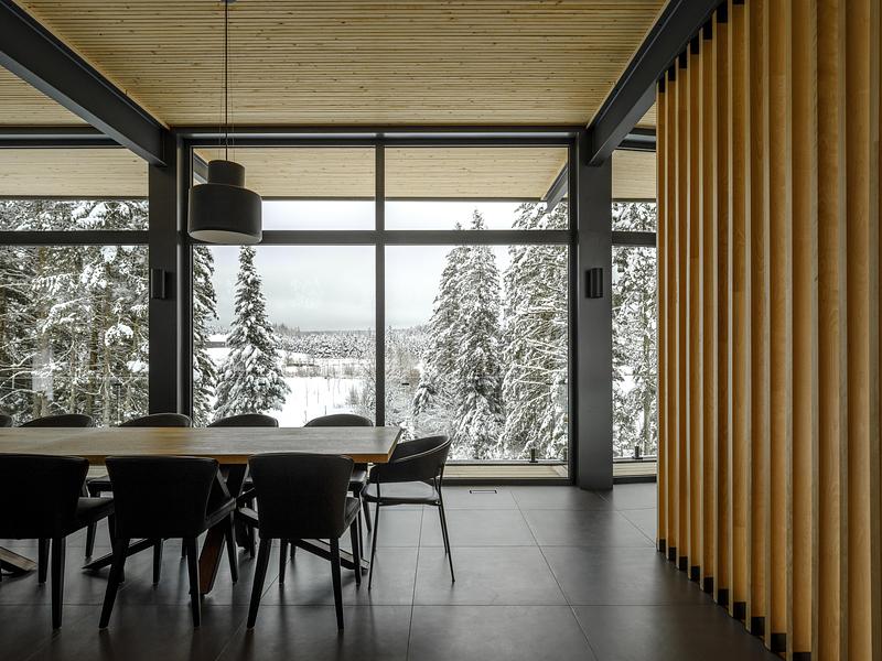 Dossier de presse | 2263-10 - Communiqué de presse | Résidence Saint-Damien : un refuge familial entre champs et forêt - Anne Carrier - Architecture résidentielle - Crédit photo : Paul Dussault