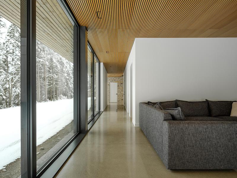 Dossier de presse | 2263-10 - Communiqué de presse | Résidence Saint-Damien : un refuge familial entre champs et forêt - Anne Carrier - Architecture résidentielle - Crédit photo : Paul Dussault