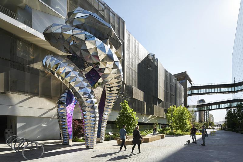 Press kit | 2757-61 - Press release | Defining a New Urban Experience Through the Lens of Digital Craft - FUTUREFORMS - Urban Design - A contemporary garden folly, Orbital explores geometric and material exuberance. <br style=""> - Photo credit: Matthew Millman