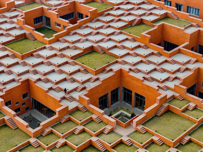 Press kit | 1432-31 - Press release | Prestige University - Sanjay Puri Architects - Institutional Architecture - Photo credit: Vinay Panjwani