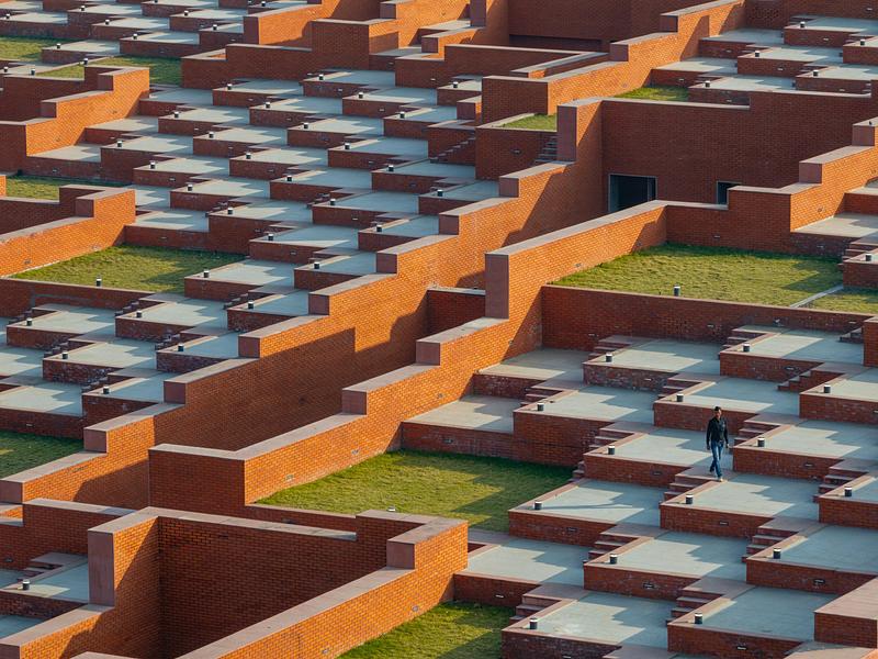 Press kit | 1432-31 - Press release | Prestige University - Sanjay Puri Architects - Institutional Architecture - Photo credit: Vinay Panjwani