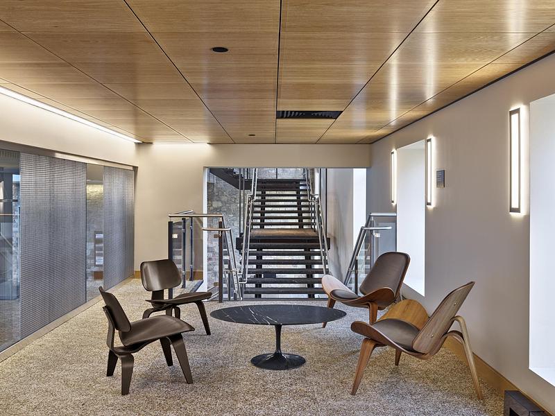 Dossier de presse | 7855-02 - Communiqué de presse | VMA’s LEED Gold-Certified Education Building for Lehigh University Advances Hybrid Methods of Learning and Prepares Students for Real-World Exchange - Voith & Mactavish Architects LLP - Architecture institutionnelle - Crédit photo : Jeffrey Totaro