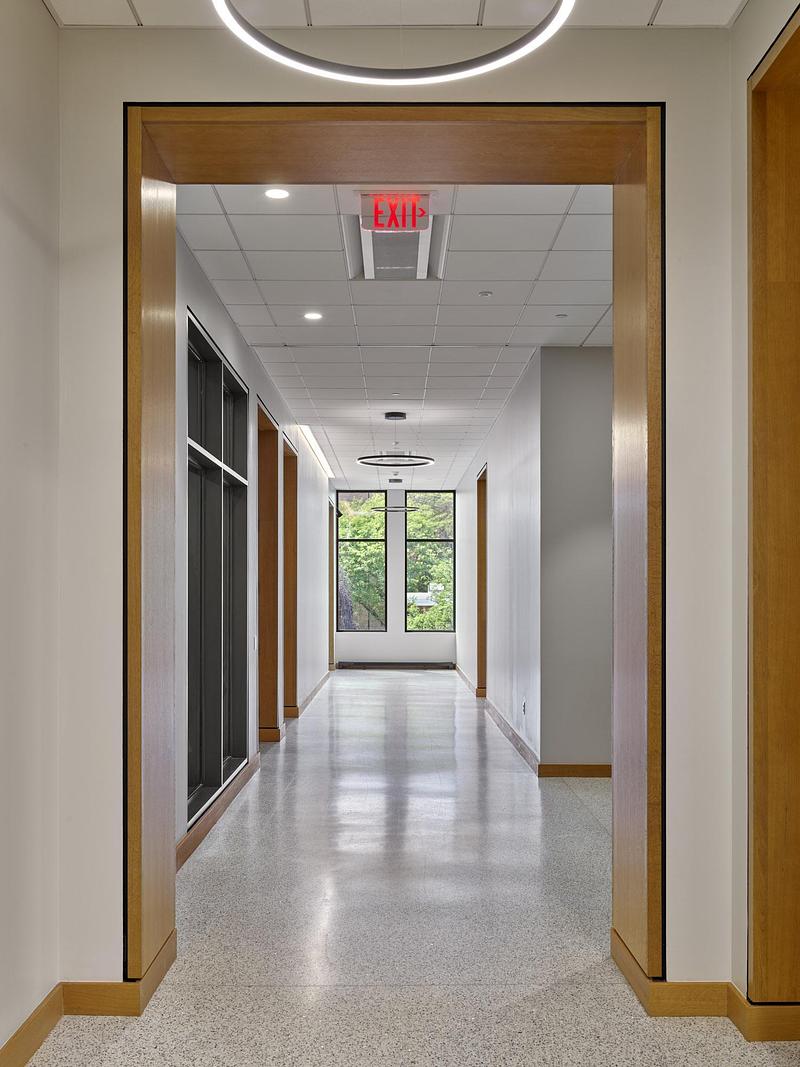 Dossier de presse | 7855-02 - Communiqué de presse | VMA’s LEED Gold-Certified Education Building for Lehigh University Advances Hybrid Methods of Learning and Prepares Students for Real-World Exchange - Voith & Mactavish Architects LLP - Architecture institutionnelle - Crédit photo : Jeffrey Totaro