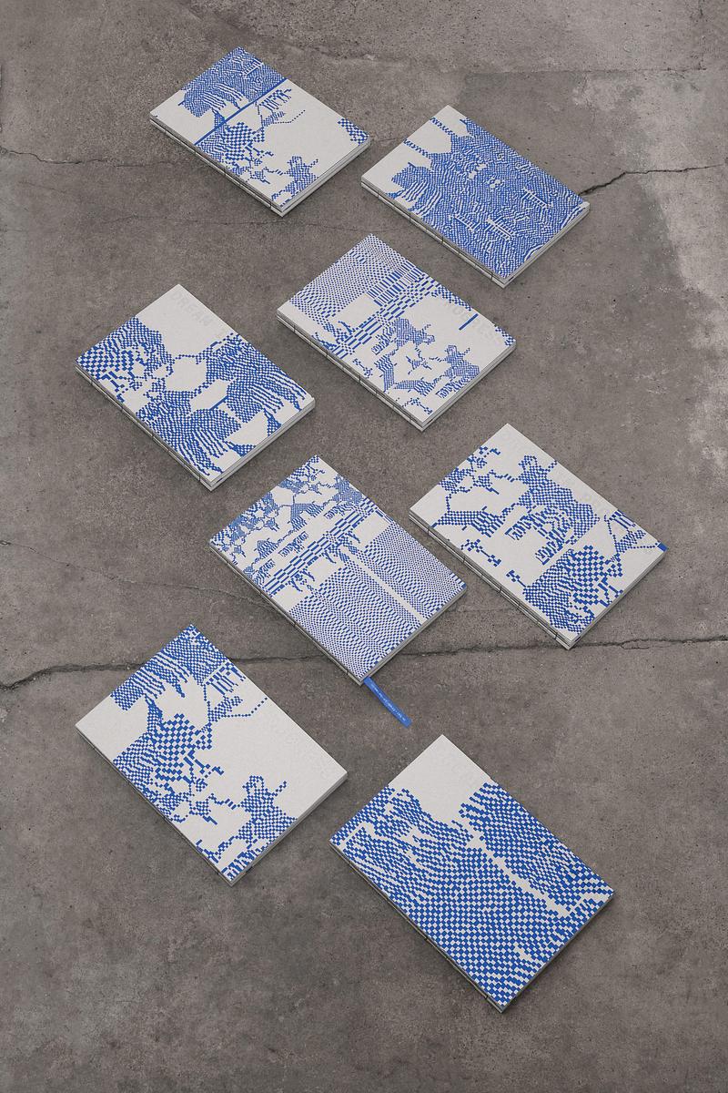 Press kit | 7849-01 - Press release | "Dream in Progress": The New Book About the Architecture of Travel with Outstanding Hotels and Holiday Homes - URLAUBSARCHITEKTUR - Lifestyle - 1 screen print artwork - 8 different book covers  - Photo credit: Volker Warning