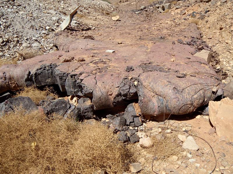 Press kit | 748-54 - Press release | UQAM’s Centre de design Presents "Toxicité coloniale : Architecture et paysage radioactifs français dans le Sahara" - Centre de design de l'UQAM - Event + Exhibition -  <p style="">Radioactive lava flow, 2010. Solidified radioactive lava flow generated by the unconfined underground nuclear explosion of the Beryl bomb in the Taourirt Tan Afella massif, In Ekker, May 1, 1962.</p>  - Photo credit: © 2010 Larbi Benchiha