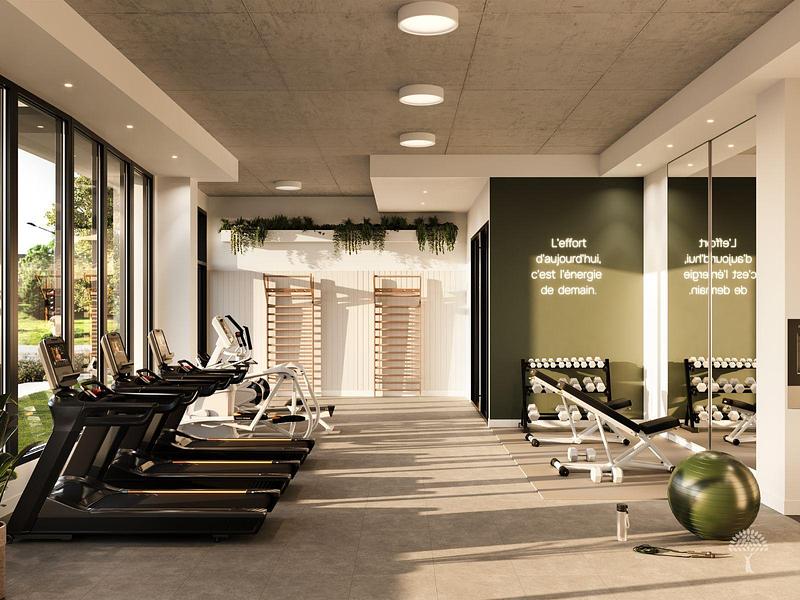 Dossier de presse | 1152-19 - Communiqué de presse | LumiGroup signe l’éclairage circadien de Bosco, un projet résidentiel locatif développé par PUR Immobilia à Montréal - LumiGroup - Design d’éclairage - Crédit photo : Common Ground Studios