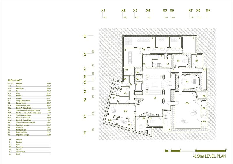 Press kit | 2204-11 - Press release | SOUR Unveils Pur: A Masterclass in Sensory Architecture and Acoustic Innovation Opens on the Aegean Coast - SOUR - Commercial Architecture - <p style="">Plan Level -8.50m</p> - Photo credit: © 2026 SOUR.