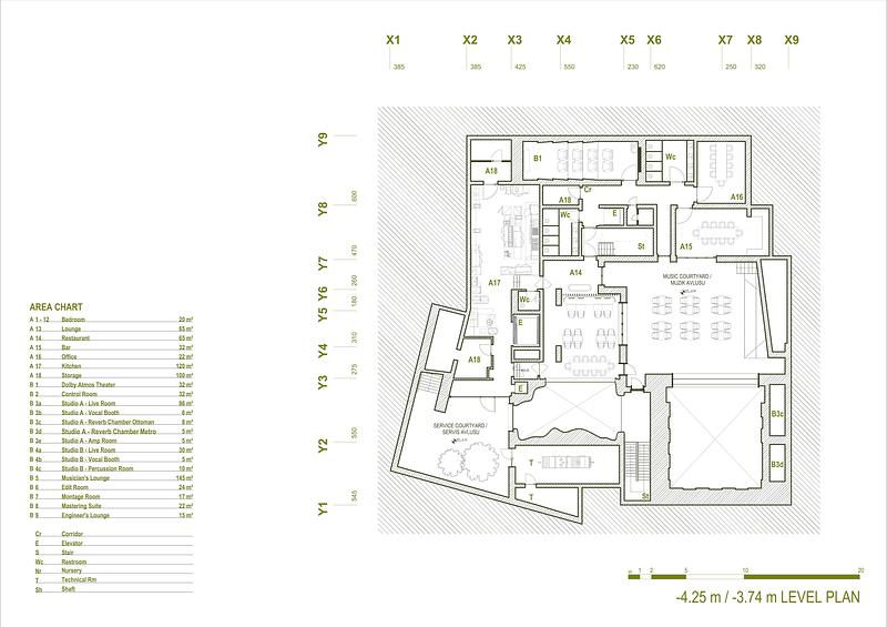 Press kit | 2204-11 - Press release | SOUR Unveils Pur: A Masterclass in Sensory Architecture and Acoustic Innovation Opens on the Aegean Coast - SOUR - Commercial Architecture - Plan Level -4.50/-3.74m - Photo credit: © 2026 SOUR.
